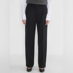 NWT Aritzia The Effortless Pant™ - Precision Wool - Black Sz 2